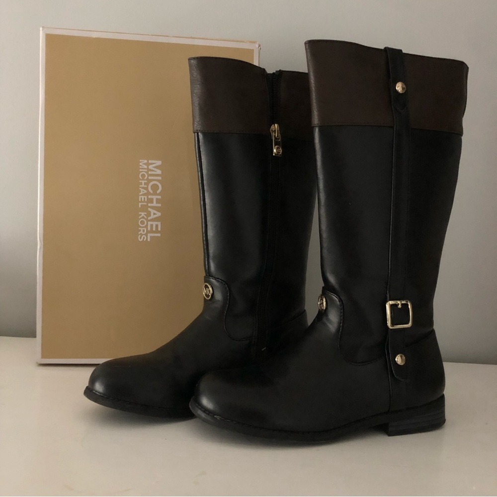 Size 1 Michael Kors Boots girls designer shoes black